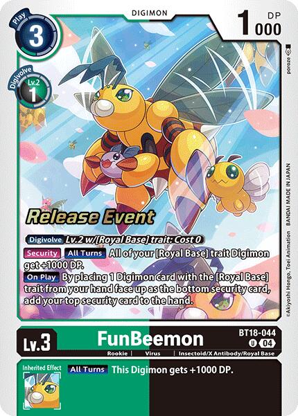 FunBeemon [BT18-044] [Release Special Booster Ver.2.0 Promos] - Destination Retro