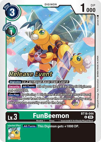 FunBeemon [BT18-044] [Release Special Booster Ver.2.0 Promos] - Destination Retro