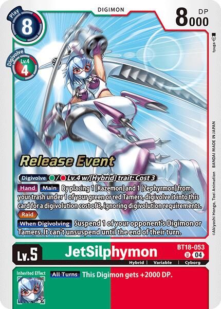 JetSilphymon [BT18-053] [Release Special Booster Ver.2.0 Promos] - Destination Retro