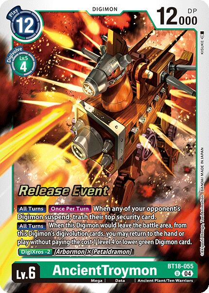 AncientTroymon [BT18-055] [Release Special Booster Ver.2.0 Promos] - Destination Retro
