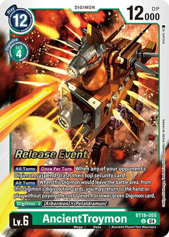 AncientTroymon [BT18-055] [Release Special Booster Ver.2.0 Promos] - Destination Retro