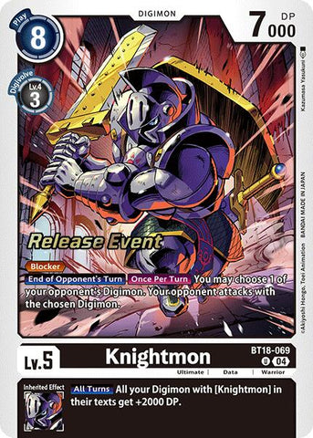 Knightmon [BT18-069] [Release Special Booster Ver.2.0 Promos] - Destination Retro