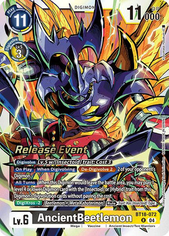 AncientBeetlemon [BT18-072] [Release Special Booster Ver.2.0 Promos] - Destination Retro