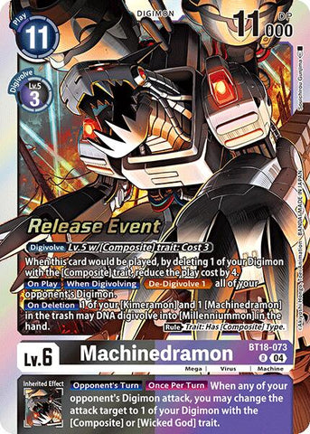 Machinedramon [BT18-073] [Release Special Booster Ver.2.0 Promos] - Destination Retro