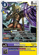 Rhihimon [BT18-081] [Release Special Booster Ver.2.0 Promos] - Destination Retro