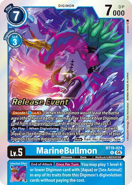 MarineBullmon [BT19-024] [Release Special Booster Ver.2.0 Promos] - Destination Retro