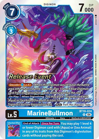 MarineBullmon [BT19-024] [Release Special Booster Ver.2.0 Promos] - Destination Retro