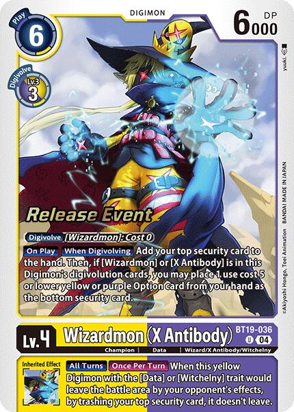 Wizardmon [BT19-036] (X Antibody) [Release Special Booster Ver.2.0 Promos] - Destination Retro