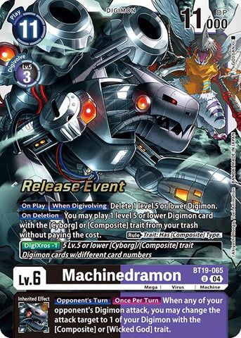 Machinedramon [BT19-065] [Release Special Booster Ver.2.0 Promos] - Destination Retro
