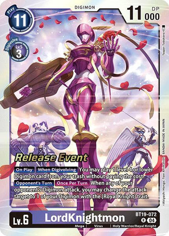 LordKnightmon [BT19-072] [Release Special Booster Ver.2.0 Promos] - Destination Retro