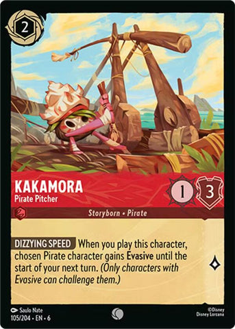 Kakamora - Pirate Pitcher (105/204) [Azurite Sea] - Destination Retro