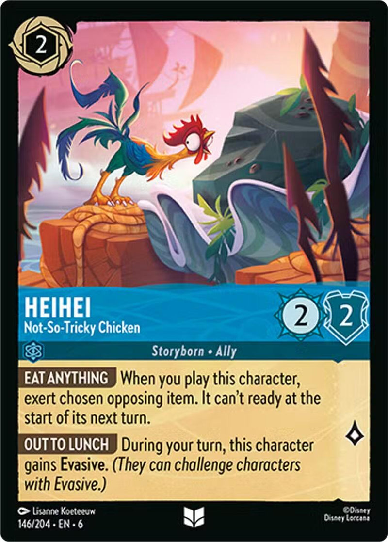 HeiHei - Not-So-Tricky Chicken (146/204) [Azurite Sea] - Destination Retro