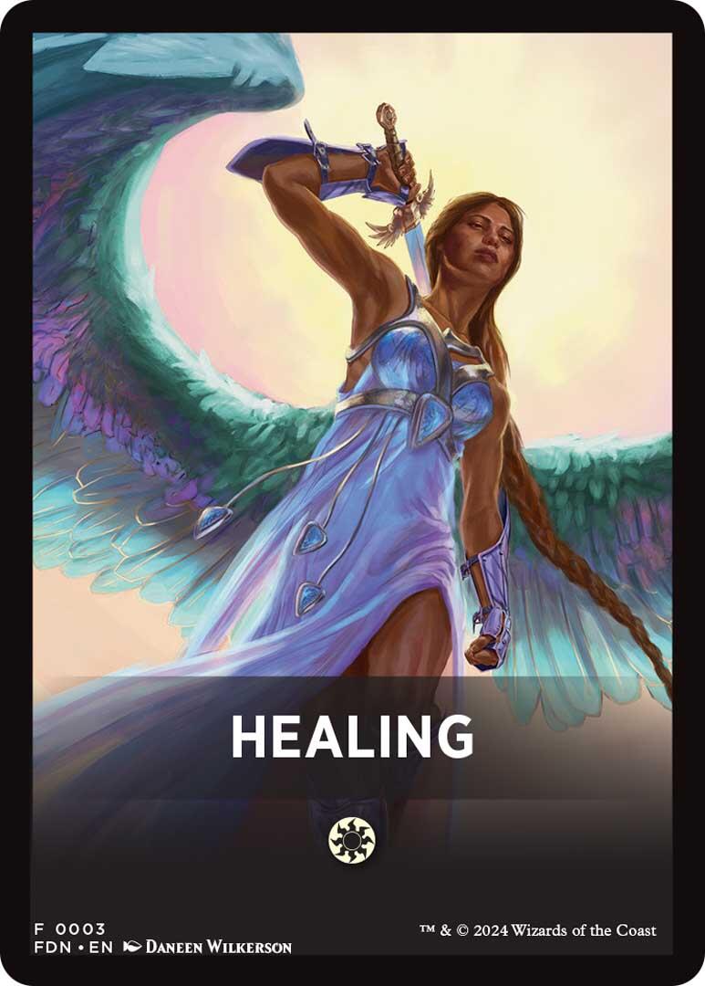 Healing Theme Card [Foundations Tokens] - Destination Retro