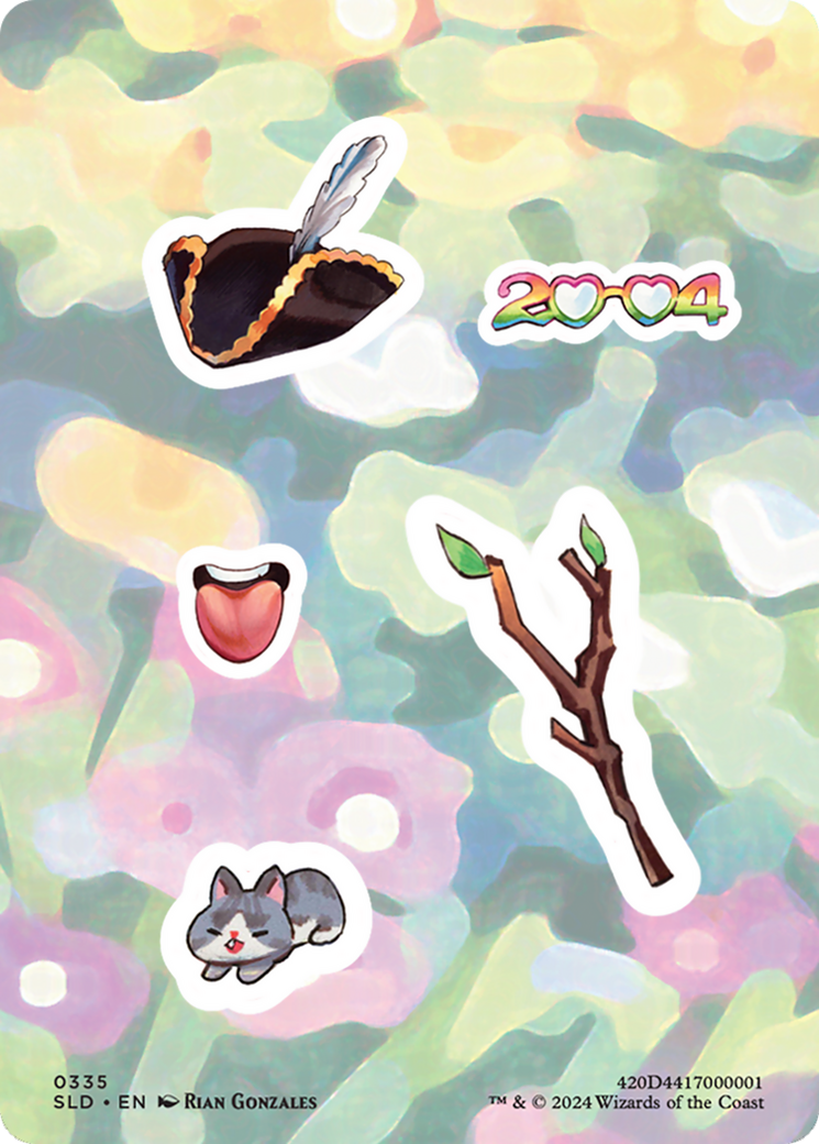 Sticker Sheet (0335) [Secret Lair Drop Series] - Destination Retro