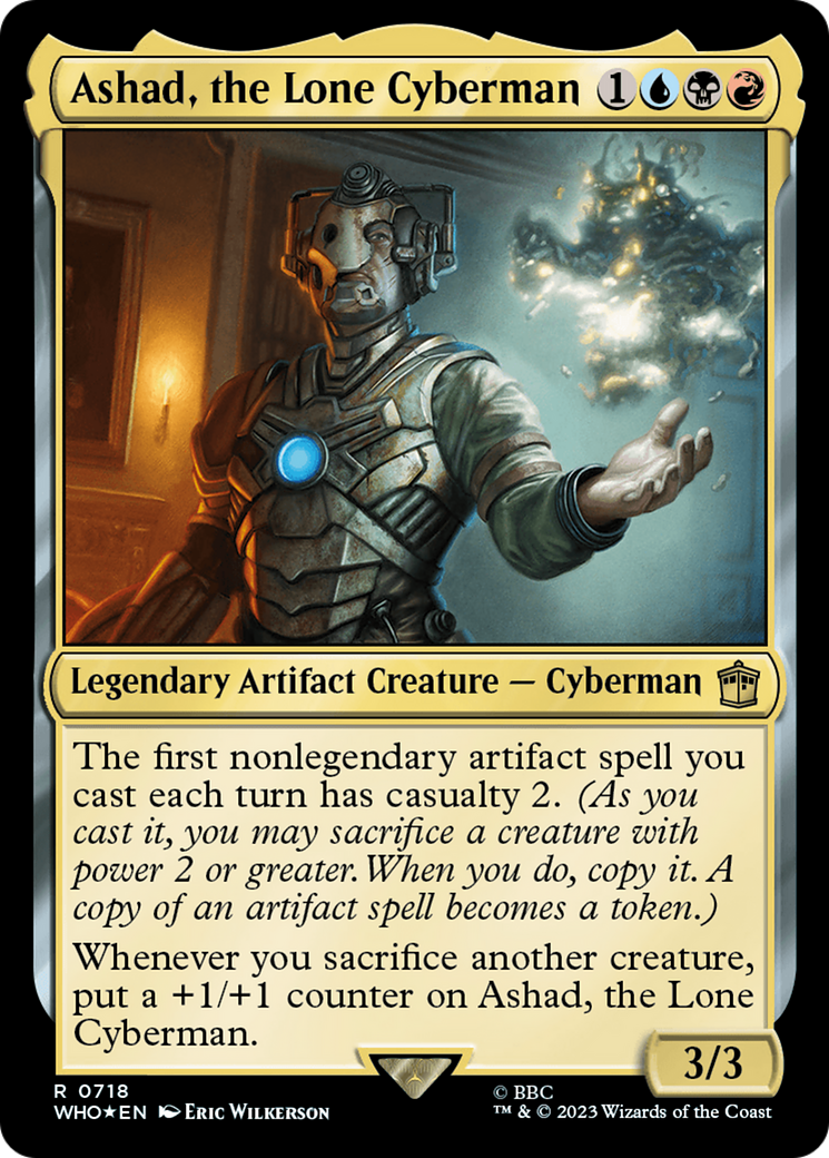 Ashad, the Lone Cyberman (Surge Foil) [Doctor Who] - Destination Retro