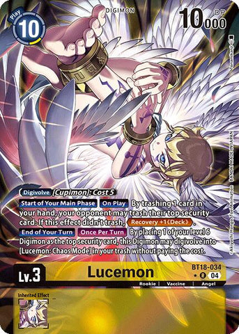 Lucemon [BT18-034] (Alternate Art) [Release Special Booster Ver.2.0] - Destination Retro