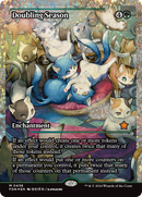 Doubling Season (Showcase) (Fracture Foil) [Foundations] - Destination Retro