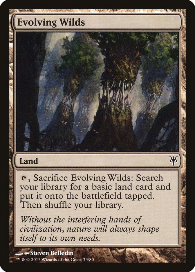 Evolving Wilds [Duel Decks: Sorin vs. Tibalt] - Destination Retro