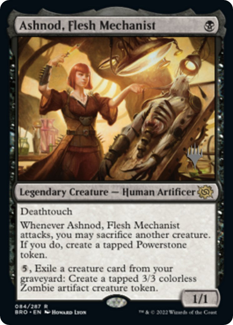 Ashnod, Flesh Mechanist (Promo Pack) [The Brothers' War Promos] - Destination Retro