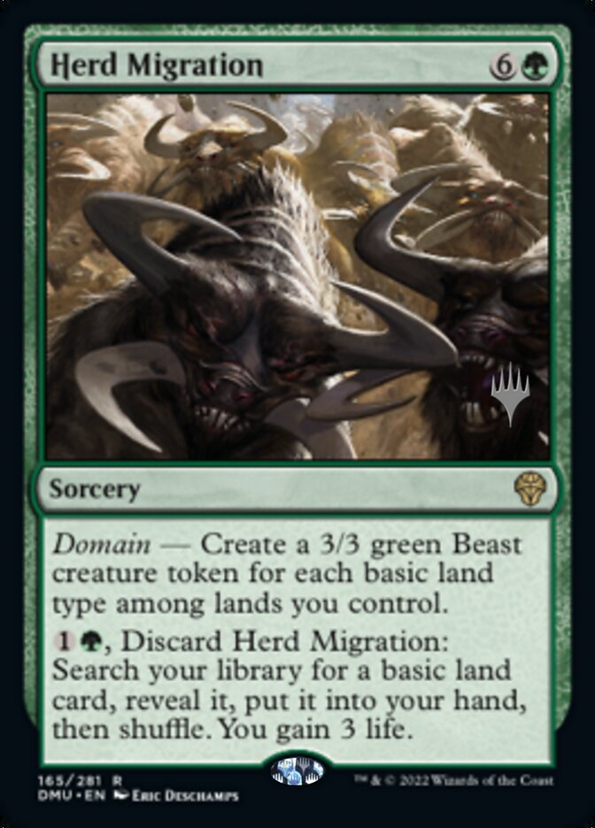 Herd Migration (Promo Pack) [Dominaria United Promos] - Destination Retro