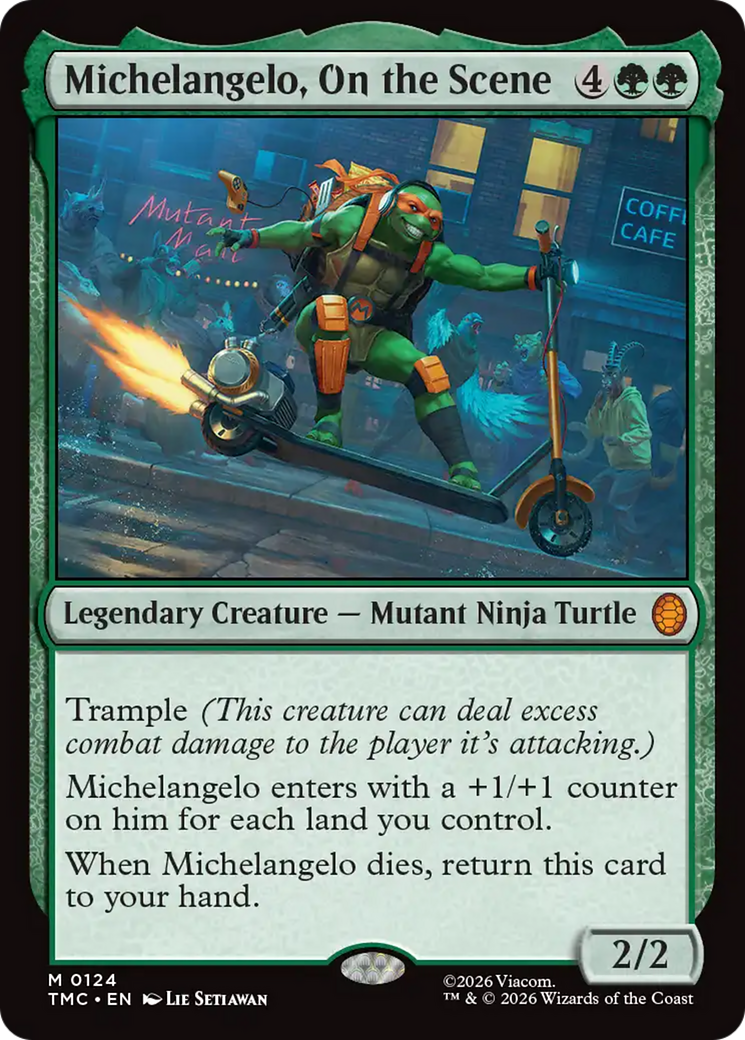 Michelangelo, On the Scene [Teenage Mutant Ninja Turtles Commander] - Destination Retro