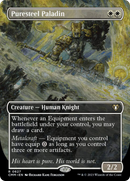 Puresteel Paladin (Borderless Alternate Art) [Commander Masters] - Destination Retro