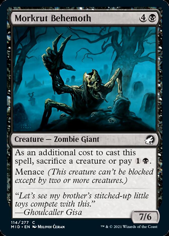 Morkrut Behemoth [Innistrad: Midnight Hunt] - Destination Retro