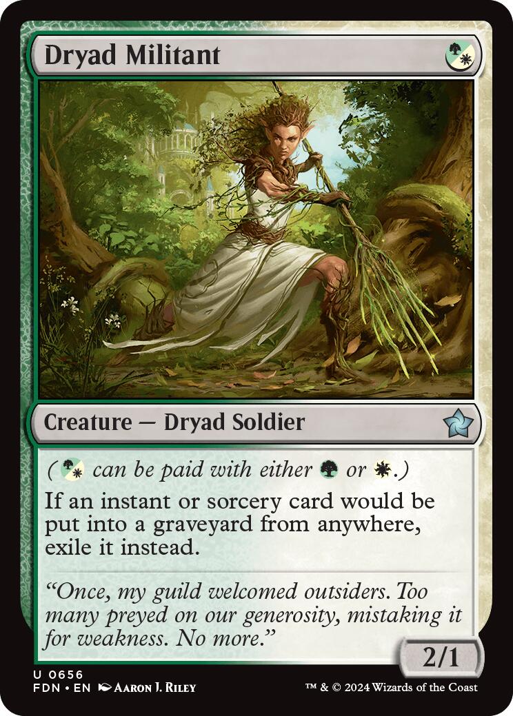 Dryad Militant [Foundations] - Destination Retro
