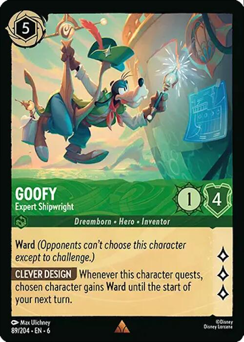 Goofy - Expert Shipwright (89/204) [Azurite Sea] - Destination Retro