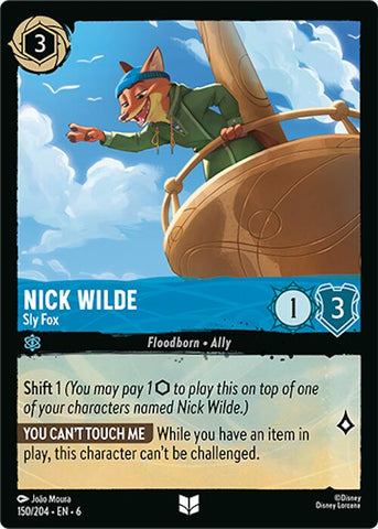 Nick Wilde - Sly Fox (150/204) [Azurite Sea] - Destination Retro