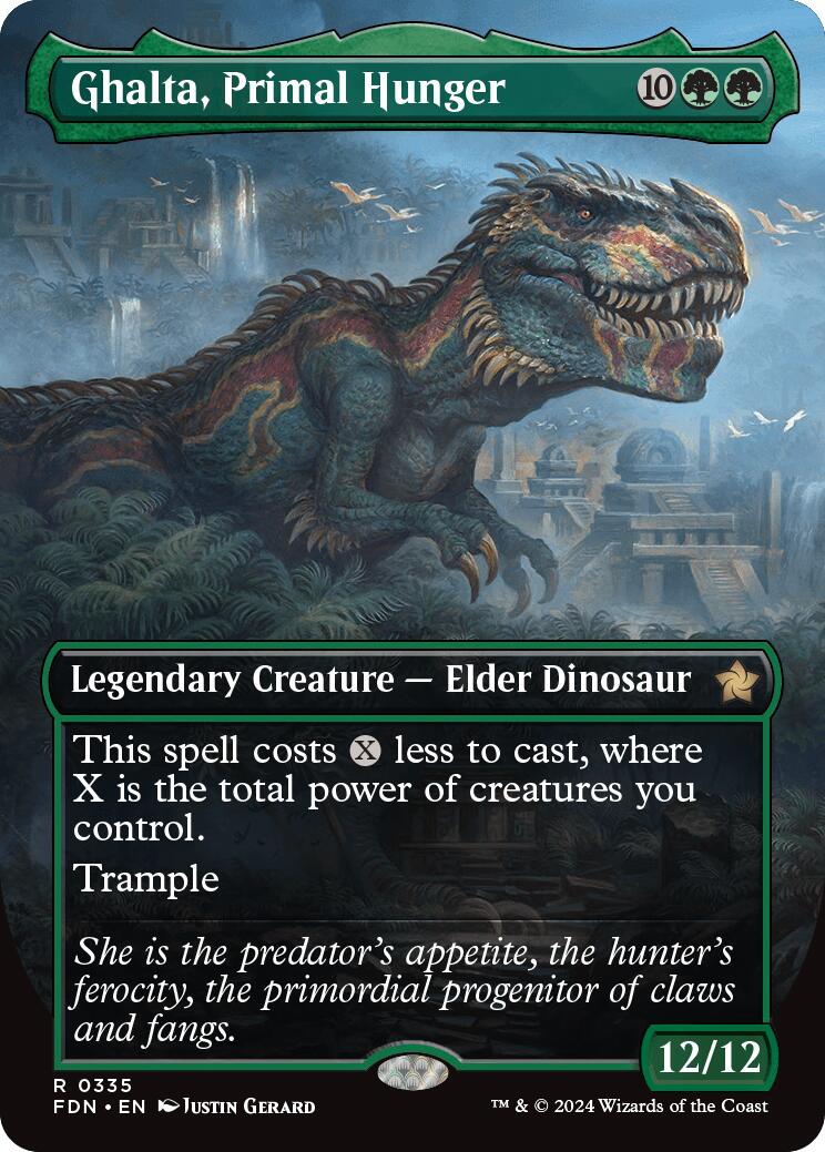 Ghalta, Primal Hunger (Borderless) [Foundations] - Destination Retro