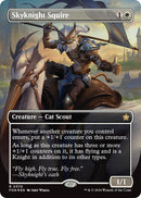 Skyknight Squire (Borderless) (Mana Foil) [Foundations] - Destination Retro
