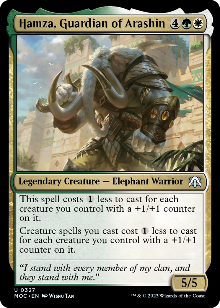 Hamza, Guardian of Arashin [March of the Machine Commander] - Destination Retro