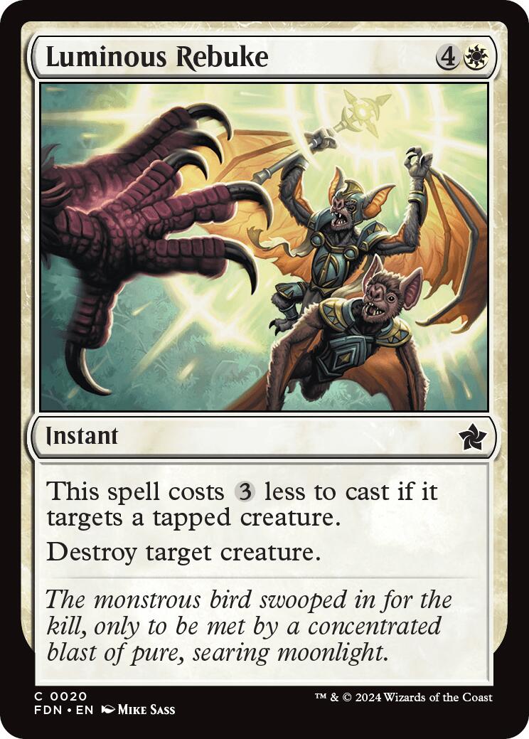 Luminous Rebuke [Foundations] - Destination Retro
