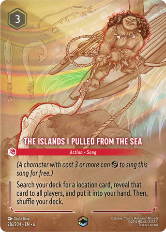 The Islands I Pulled From The Sea (Enchanted) (216/204) [Azurite Sea] - Destination Retro