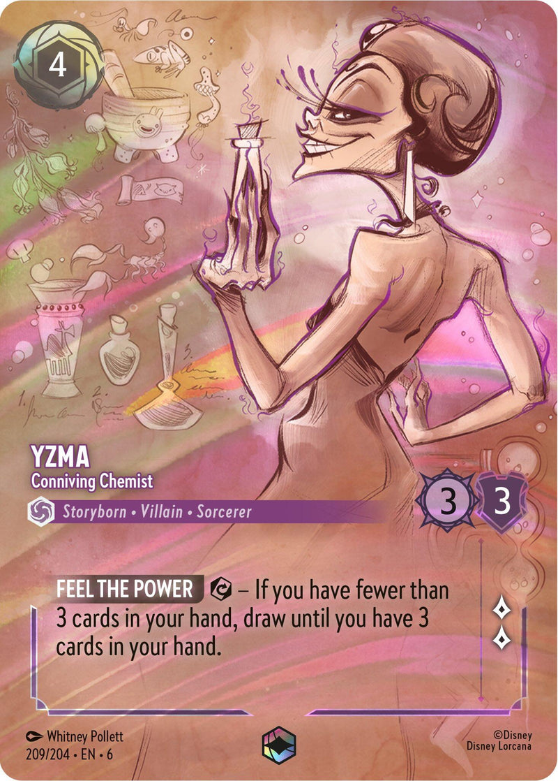 Yzma - Conniving Chemist (Enchanted) (209/204) [Azurite Sea] - Destination Retro