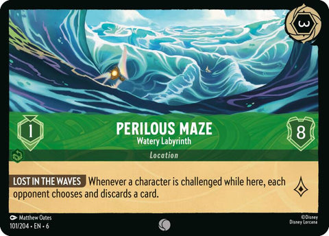 Perilous Maze - Watery Labyrinth (101/204) [Azurite Sea] - Destination Retro