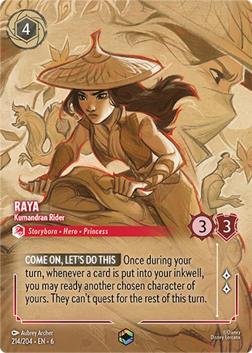 Raya - Kumandran Rider (Enchanted) (214/204) [Azurite Sea] - Destination Retro