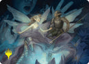 Faebloom Trick Art Card (6/54) (Gold-Stamped Signature) [Foundations Art Series] - Destination Retro
