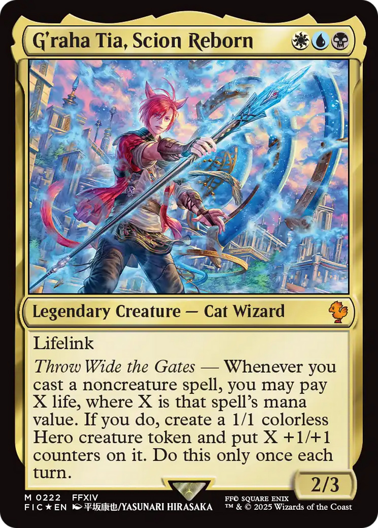 G'raha Tia, Scion Reborn (Surge Foil) [FINAL FANTASY Commander] - Destination Retro