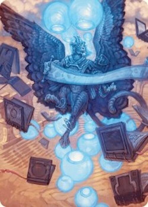 Sphinx of Forgotten Lore Art Card (33/54) [Foundations Art Series] - Destination Retro
