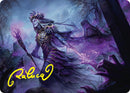Zul Ashur, Lich Lord Art Card (10/54) (Gold-Stamped Signature) [Foundations Art Series] - Destination Retro