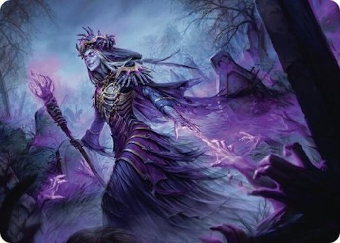 Zul Ashur, Lich Lord Art Card (10/54) [Foundations Art Series] - Destination Retro