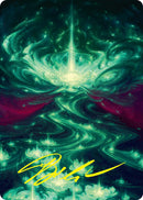 Genesis Wave Art Card (54/54) (Gold-Stamped Signature) [Foundations Art Series] - Destination Retro