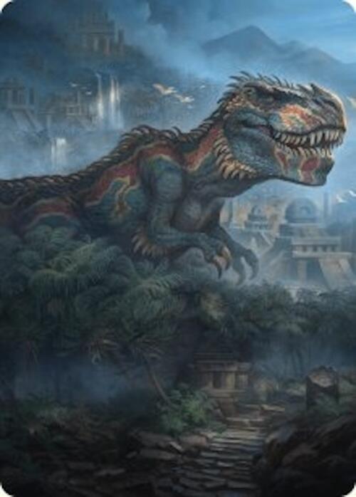 Ghalta, Primal Hunger Art Card (41/54) [Foundations Art Series] - Destination Retro