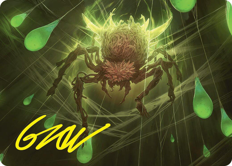 Spinner of Souls Art Card (13/54) (Gold-Stamped Signature) [Foundations Art Series] - Destination Retro
