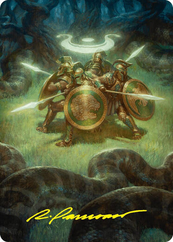 Anthem of Champions Art Card (47/54) (Gold-Stamped Signature) [Foundations Art Series] - Destination Retro