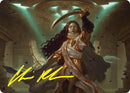 Elenda, Saint of Dusk Art Card (15/54) (Gold-Stamped Signature) [Foundations Art Series] - Destination Retro
