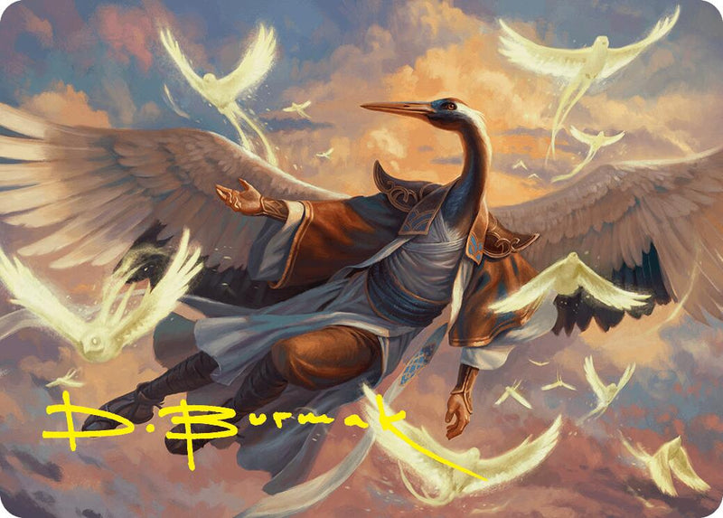 Kykar, Zephyr Awakener Art Card (16/54) (Gold-Stamped Signature) [Foundations Art Series] - Destination Retro