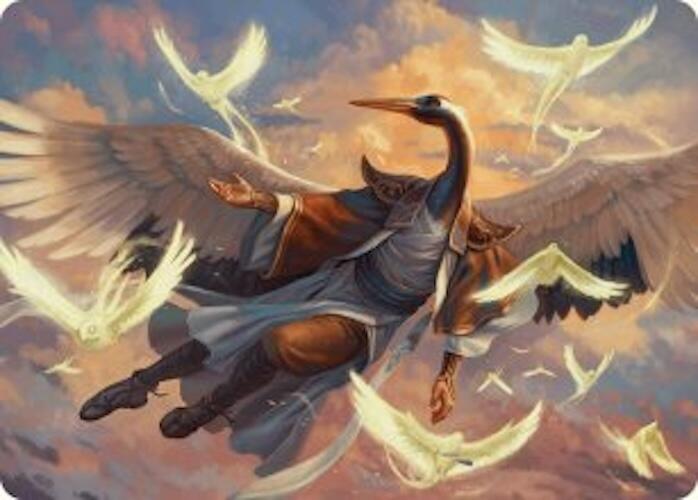 Kykar, Zephyr Awakener Art Card (16/54) [Foundations Art Series] - Destination Retro
